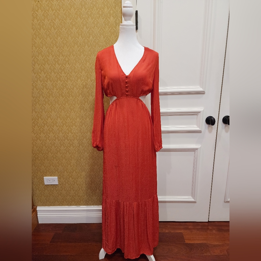 ❣️ EN CREME CUTOUT MAXI DRESS